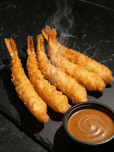 Krewetki w Tempurze i Panko